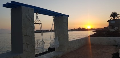 Vista al mar desde la terraza de Casa Bocama